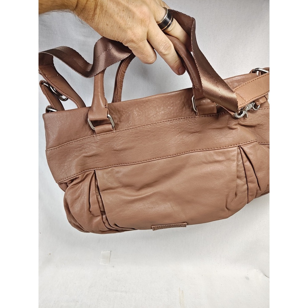 BCBGMAXAZRIA Praline Leather Handbag Satchel Crossbody Bag NWT CLB206BZ-869 NS - Picture 2 of 16